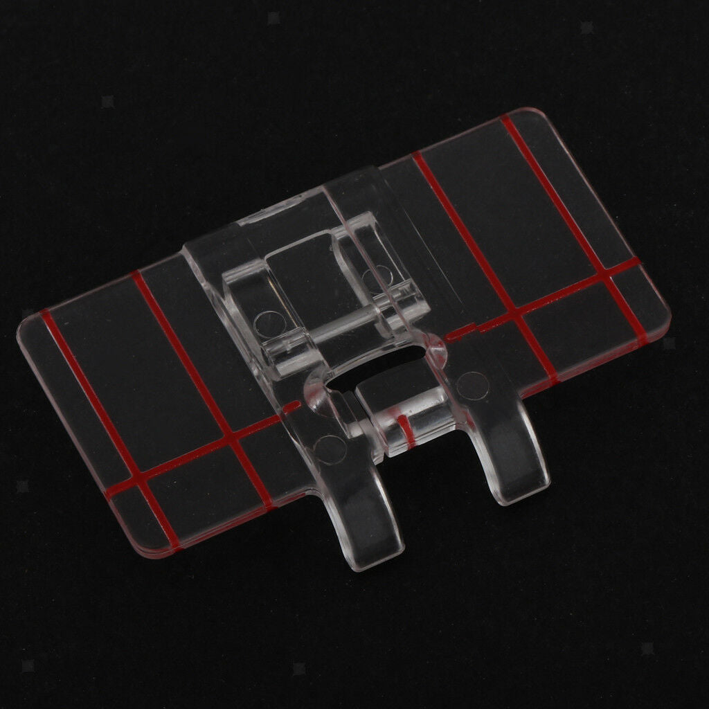 1pc Plastic Foot Presser Border Guide Foot Sewing Machine Parallel Stitch