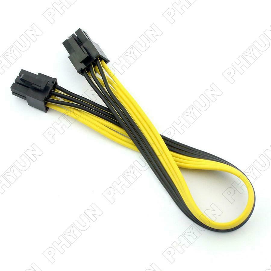 10Pcs PCI-E PCI Express 6P Male to 6Pin Male Graphics Video Card DIY Power Cable