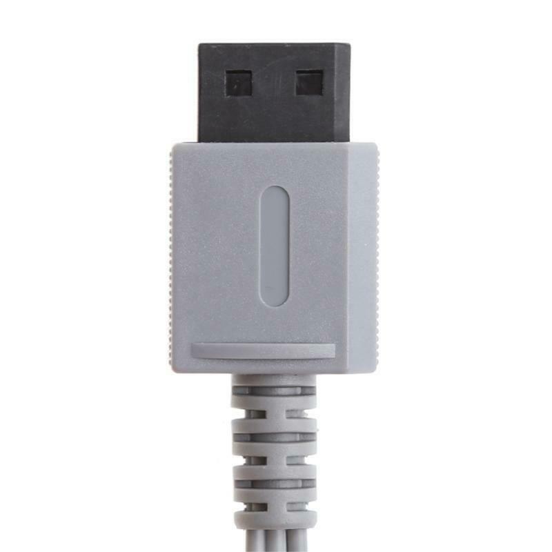 Audio Video AV Stereo 3 RCA Composite Cable 1.8M For Wii Game Console