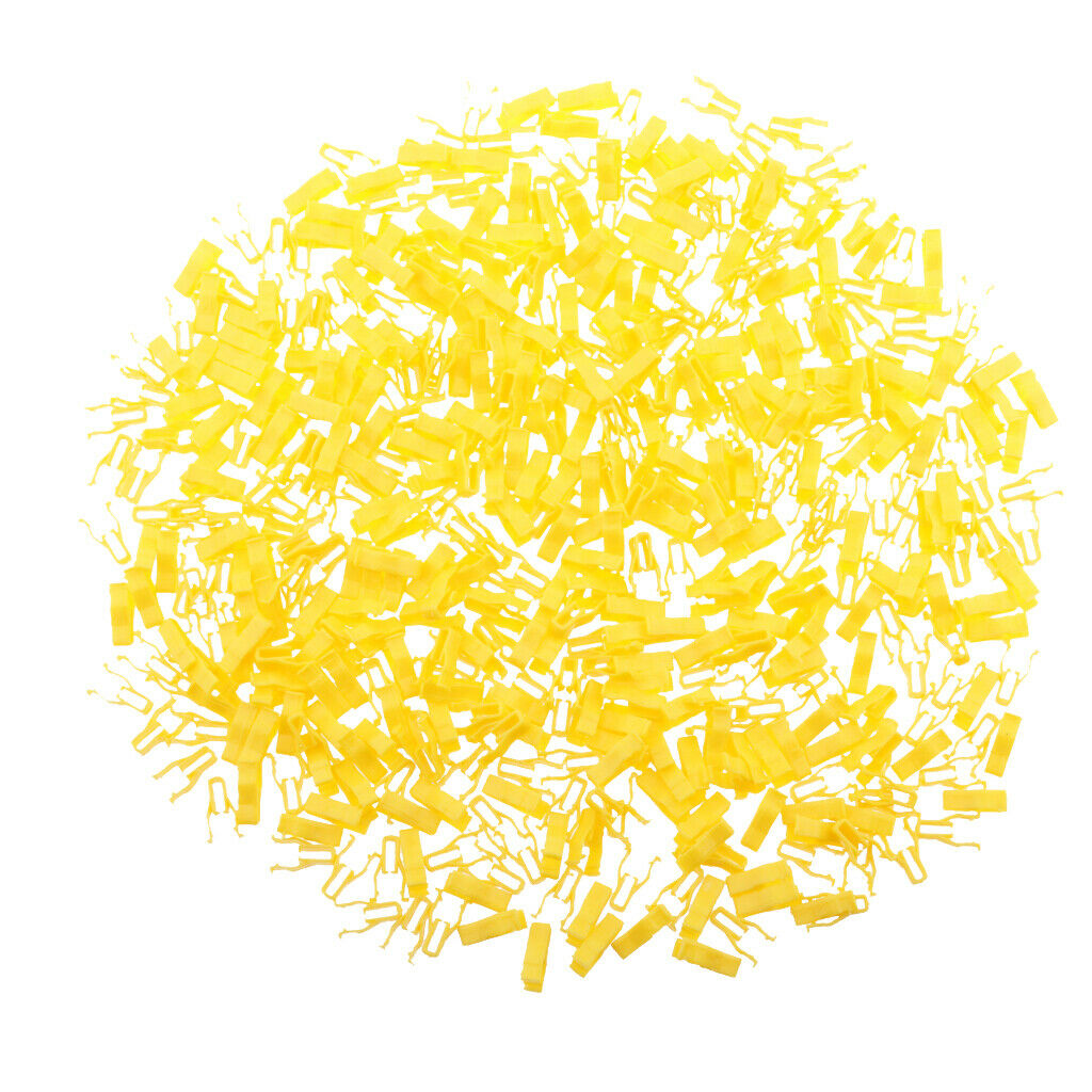 500 Pieces Yellow Dashboard Instrument Plastic Fastener And Card Buckle Clip