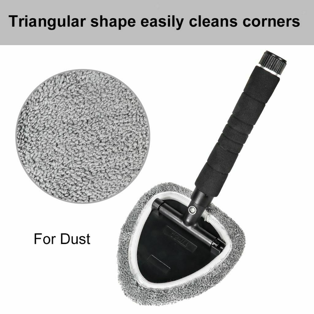 Microfiber Retractable Windshield Cleaner Set Kit 5 Pack Window Fabric