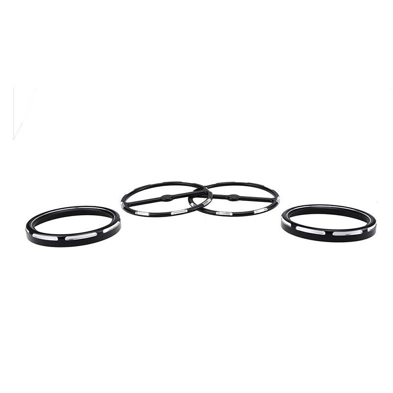 Speaker Trim Rings Speedometer Bezels For Harely Street Road Electra Glide 96-13