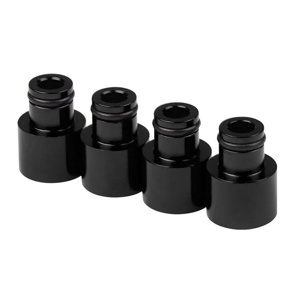 8x Black+Red Fuel Injector Adapter for   RDX Injectors B16 B18 D16Z D16Y