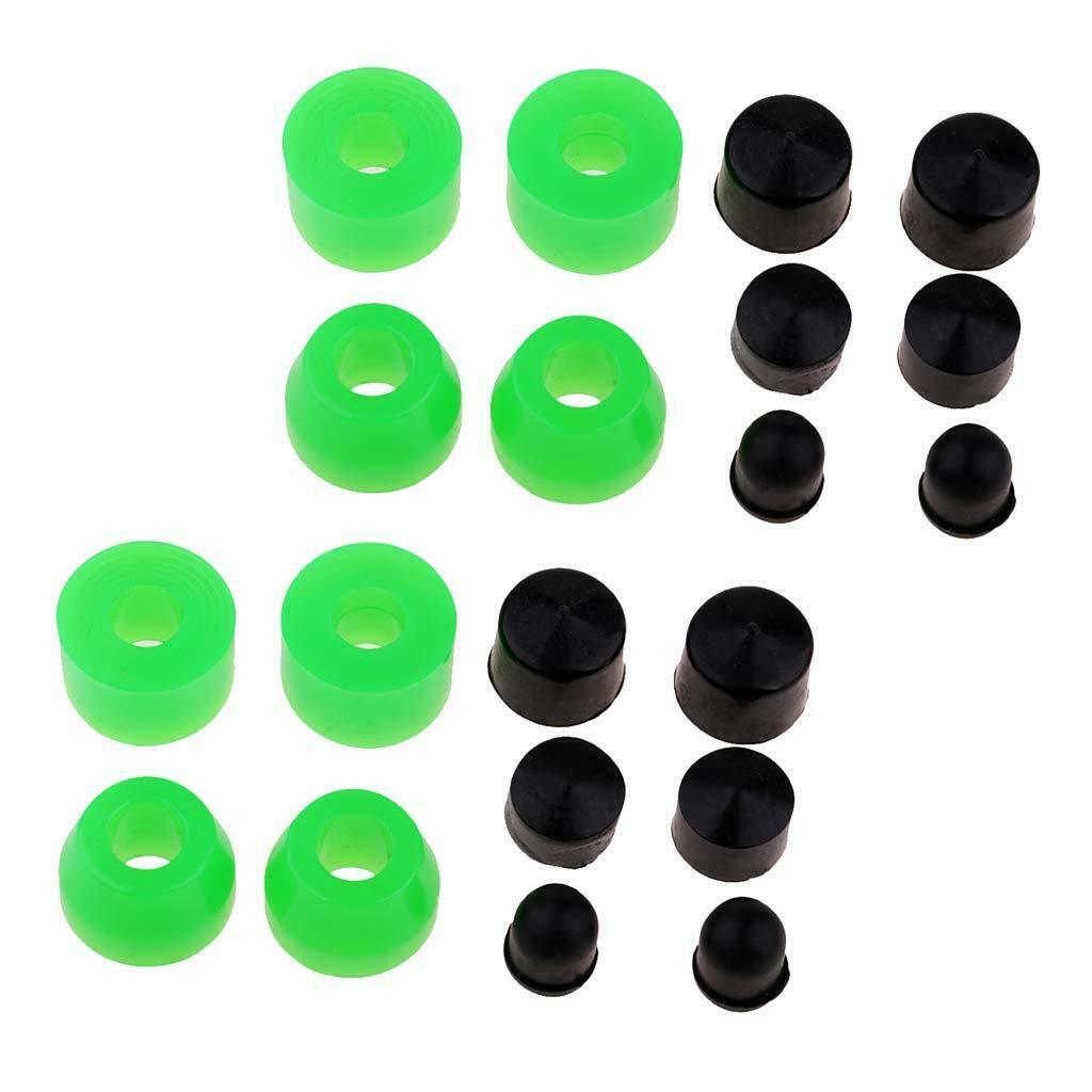 20Pcs PU Skateboard Top Bottom Bushings Replacement Bushing  Cups Kit