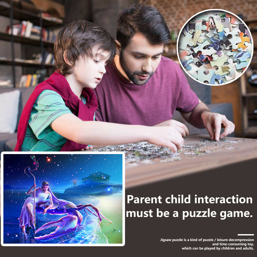 1000pcs DIY Paper Picture Puzzles Jigsaw Beauty Fairy Kids Educational Toys @