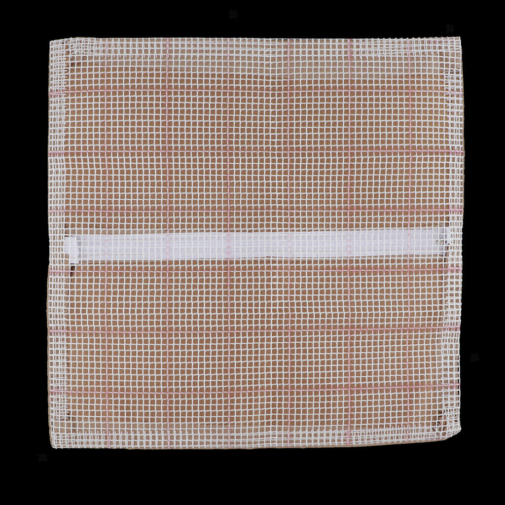 Crochet Grid Fabric To Make Pillow Cushion DIY Mat