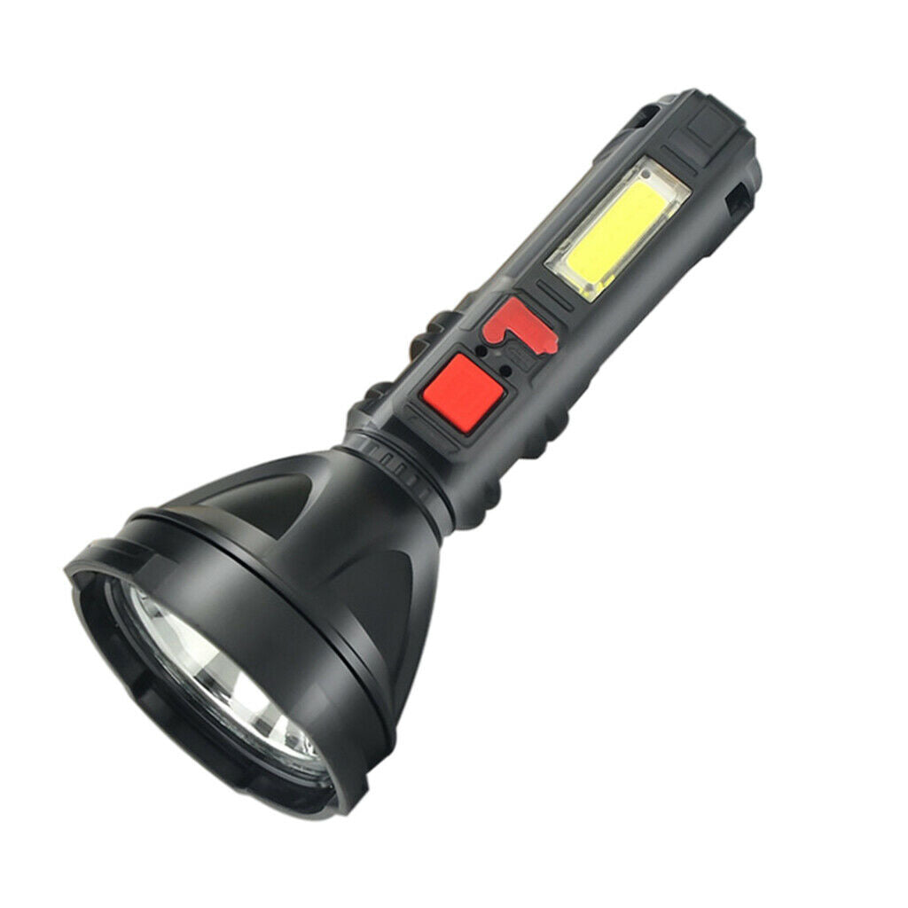 Super Bright Torch LED Flashlight USB Rechargeable Light for Camping Outdoor