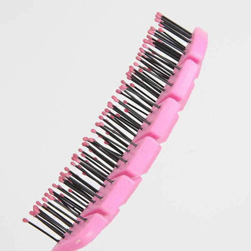 Paddle Hair Brushes Hollow Out Wet Dry Detangling Comb Scalp Massage Tool