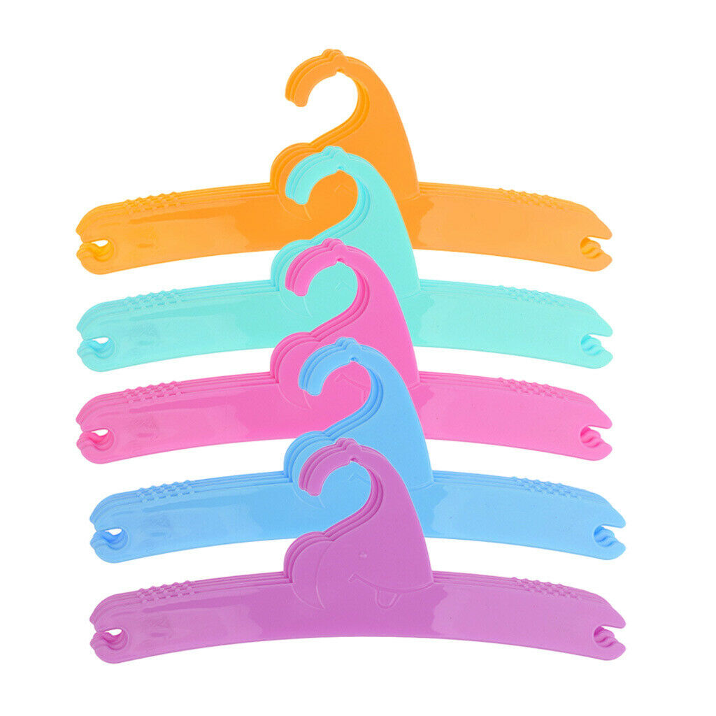 Plastic Children Clothes Hangers Choices Kids Children Shirt Skirt Green