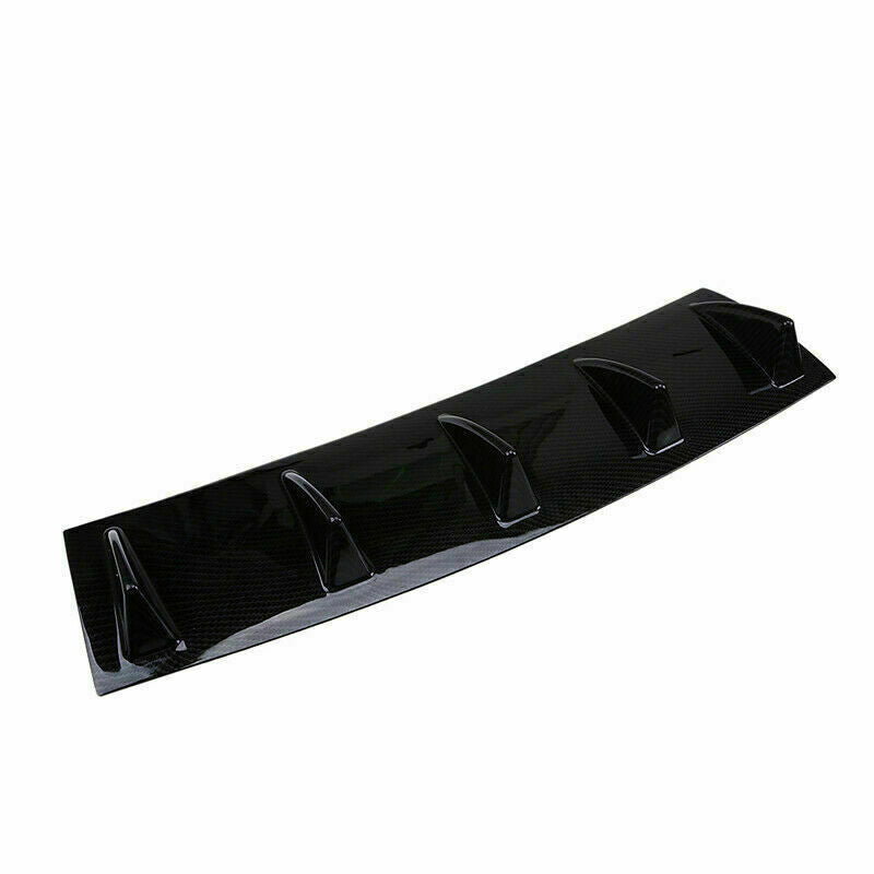 Imitate Carbon Fiber Style Rear Bumper Lower Diffuser Shark Fin SET Spoiler Tape