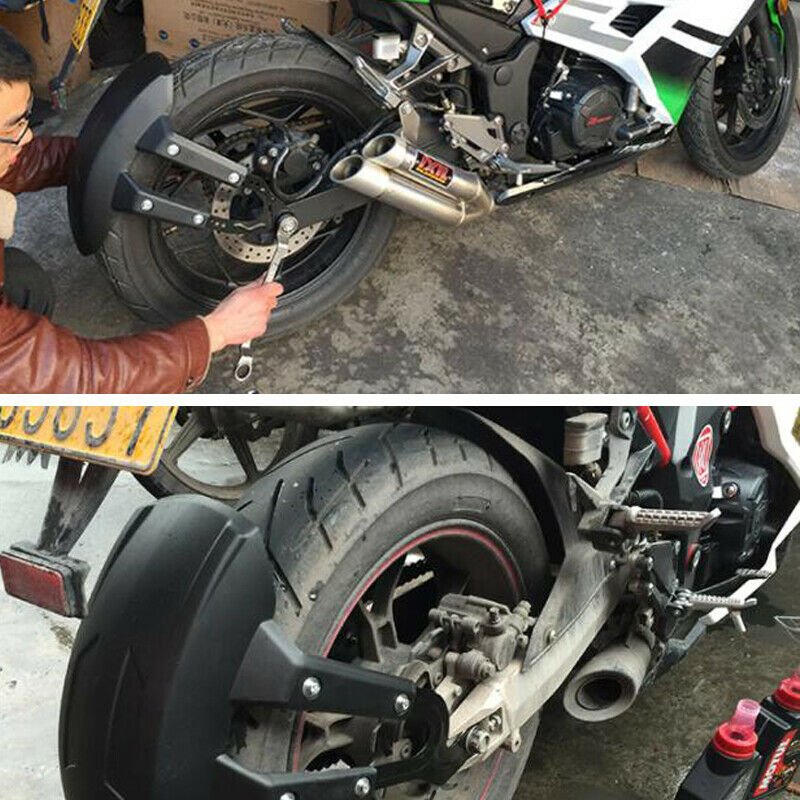 40cmx30cmx18CM Motorcycle Rear Wheel Cover Fender Splash Guard Mudguard Bracket
