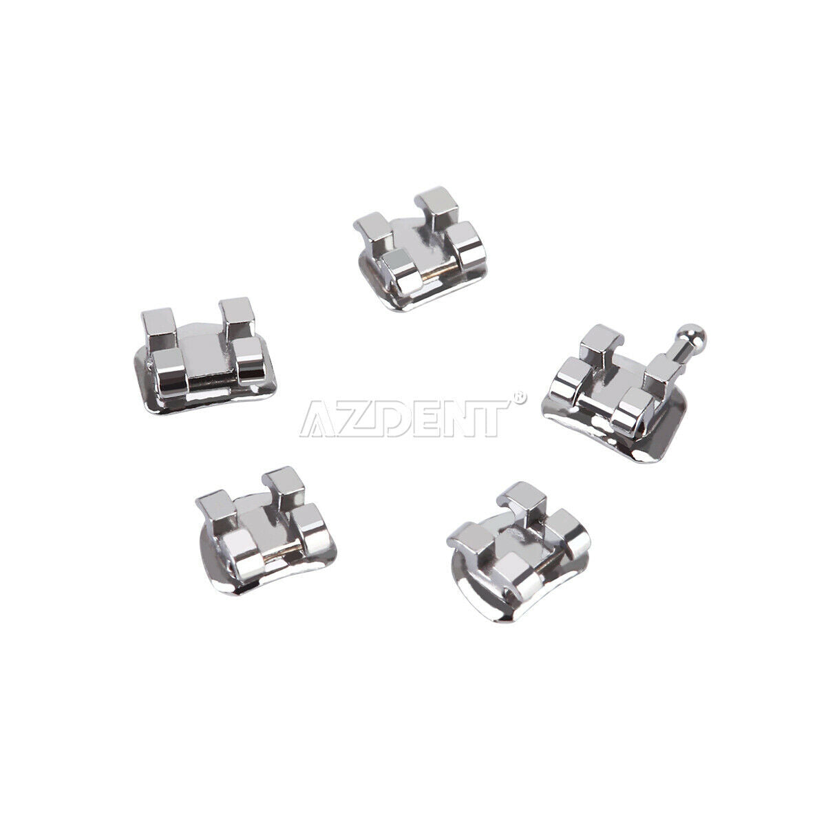 20X Dental Brackets Orthodontic Braces Standard Edgewise Slot.022 Hooks 3 AZDENT