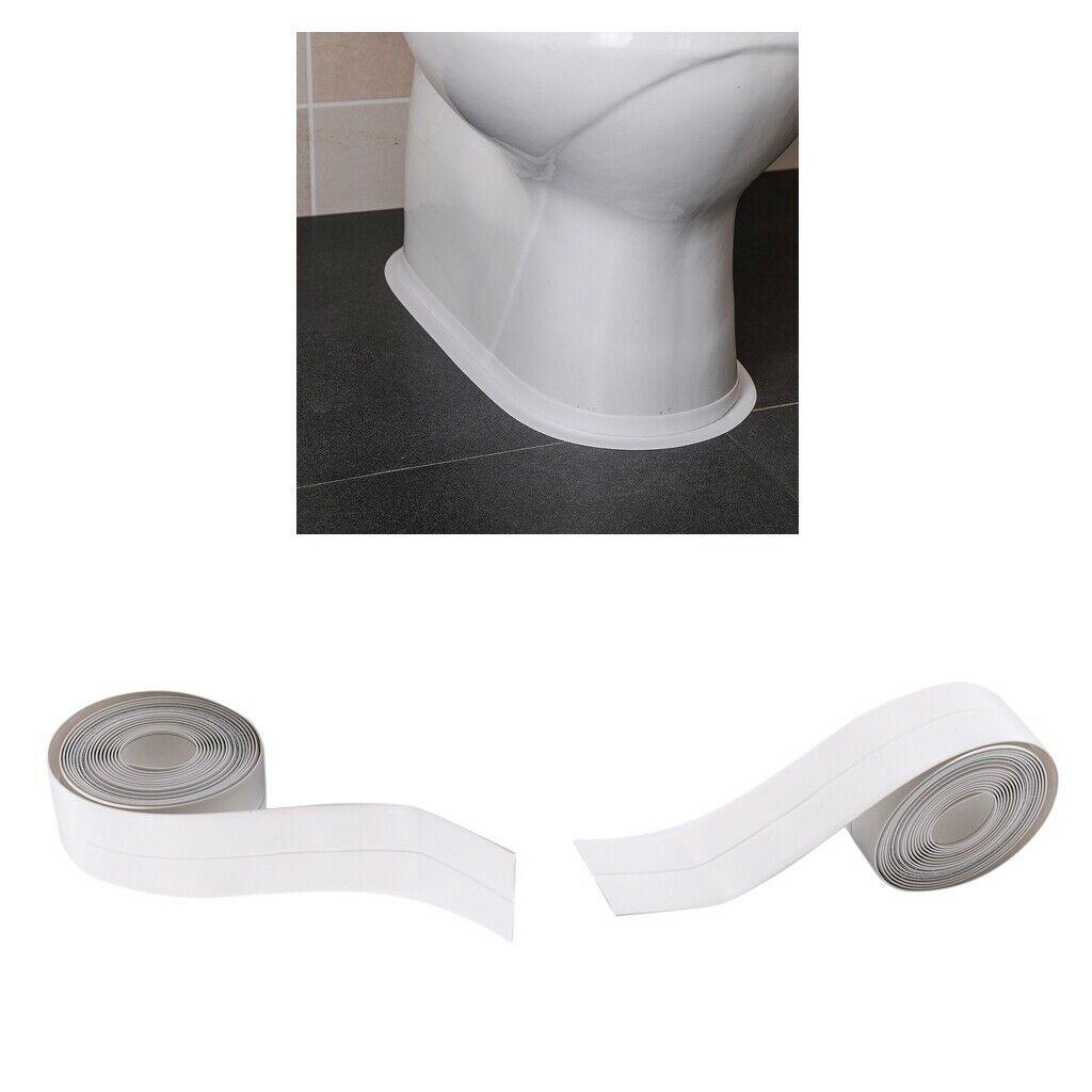 2x 3.2m Silicone Seal Caulk Strip For Kitchen Door Window Self Adhesive