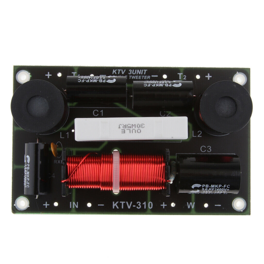 600W 2 Way High-Low Hifi Speaker Frequency Divider Audio Crossover