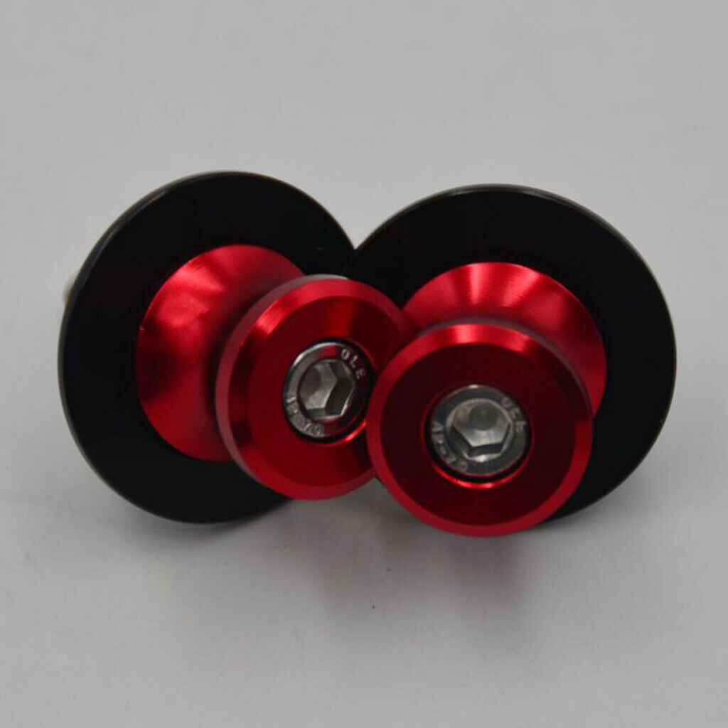 1 Pair 6mm Swingarm Swing Arm Spools Sliders Bobbins Screws For Motorcycle