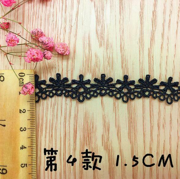 10 Yards flowers embroidery lace Trim choker Jewelry Clothing accessories