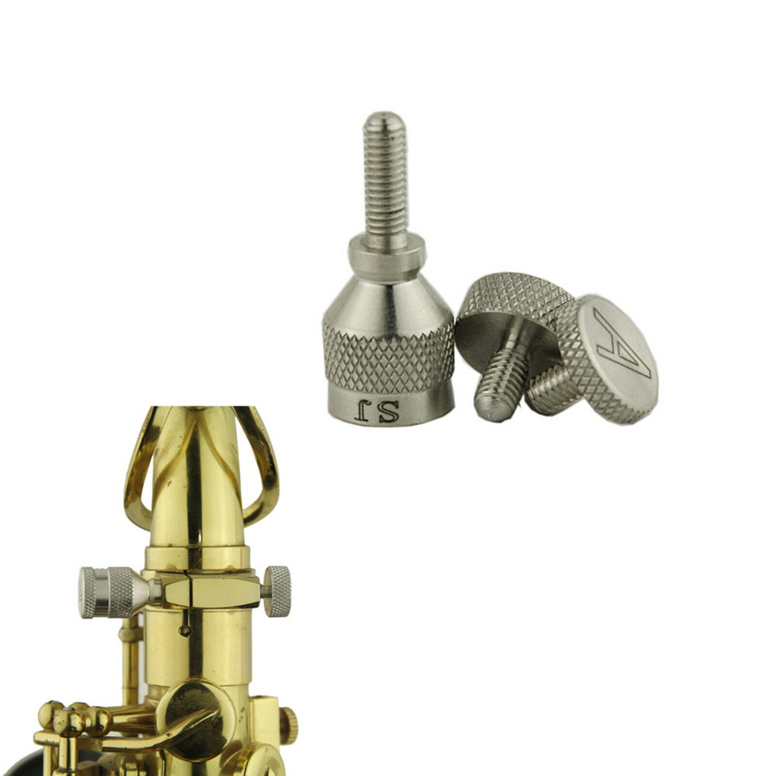 3X Sax Neck Tightening Screws Saxophone Neck Screws Instrument Parts  4mm