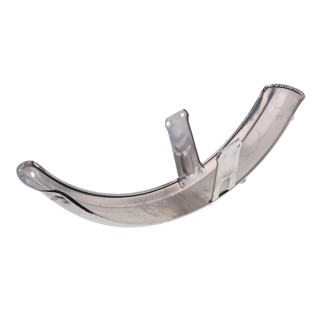 Front  Mudguard Direct Replacement Metal Steel for DY100 Chrome