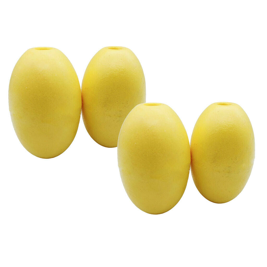 4Pcs PVC Floatable Kayak Anchor Float Rope Buoy Buoyant Accessories Dia. 1cm
