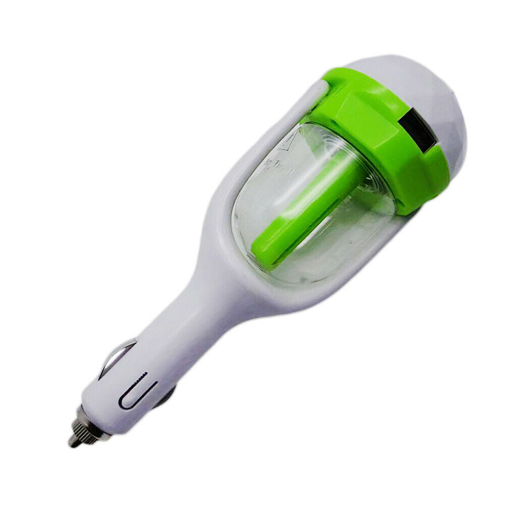 USB Mini Car Air Humidifier Cool Mist Aromatherapy Diffuser Purify Green