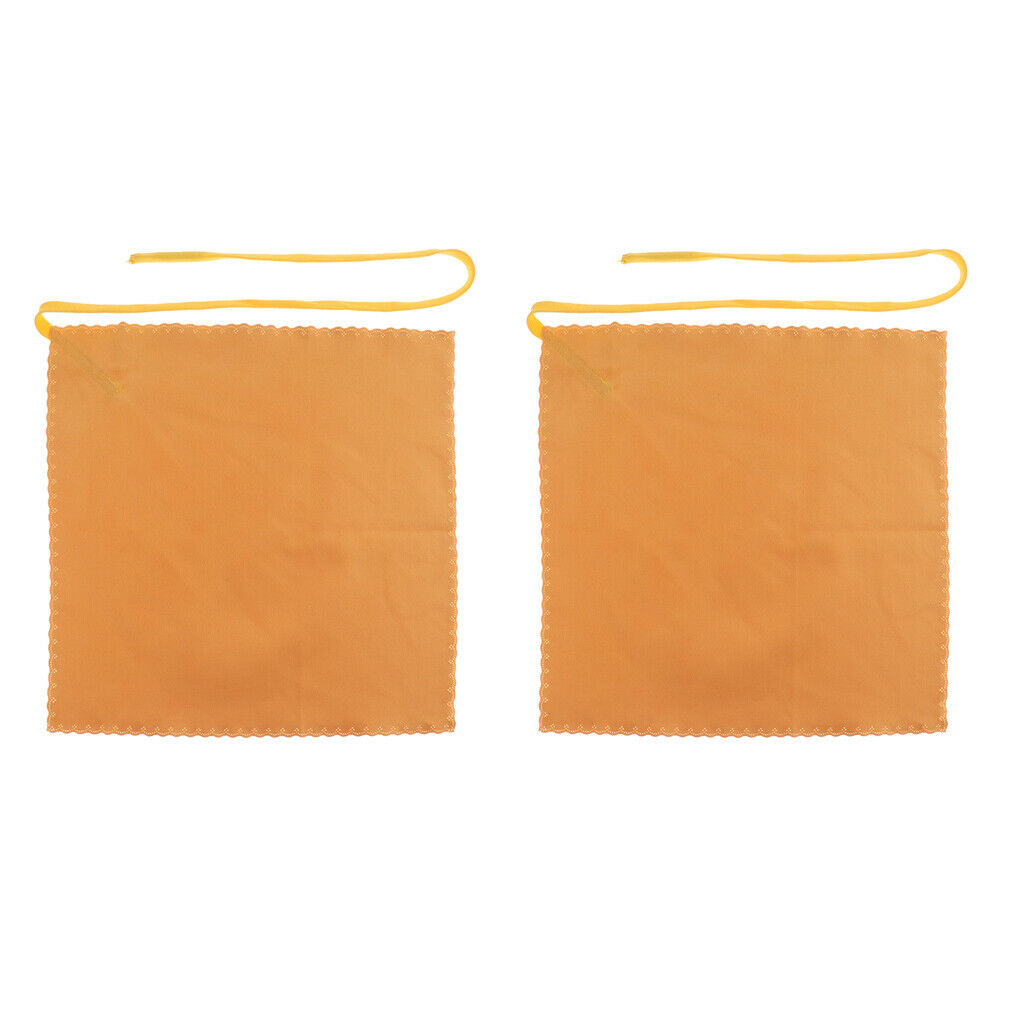 Musical Instruments Cleaning Towel Gray, Yellow Clarinet / Flute / Saxophone