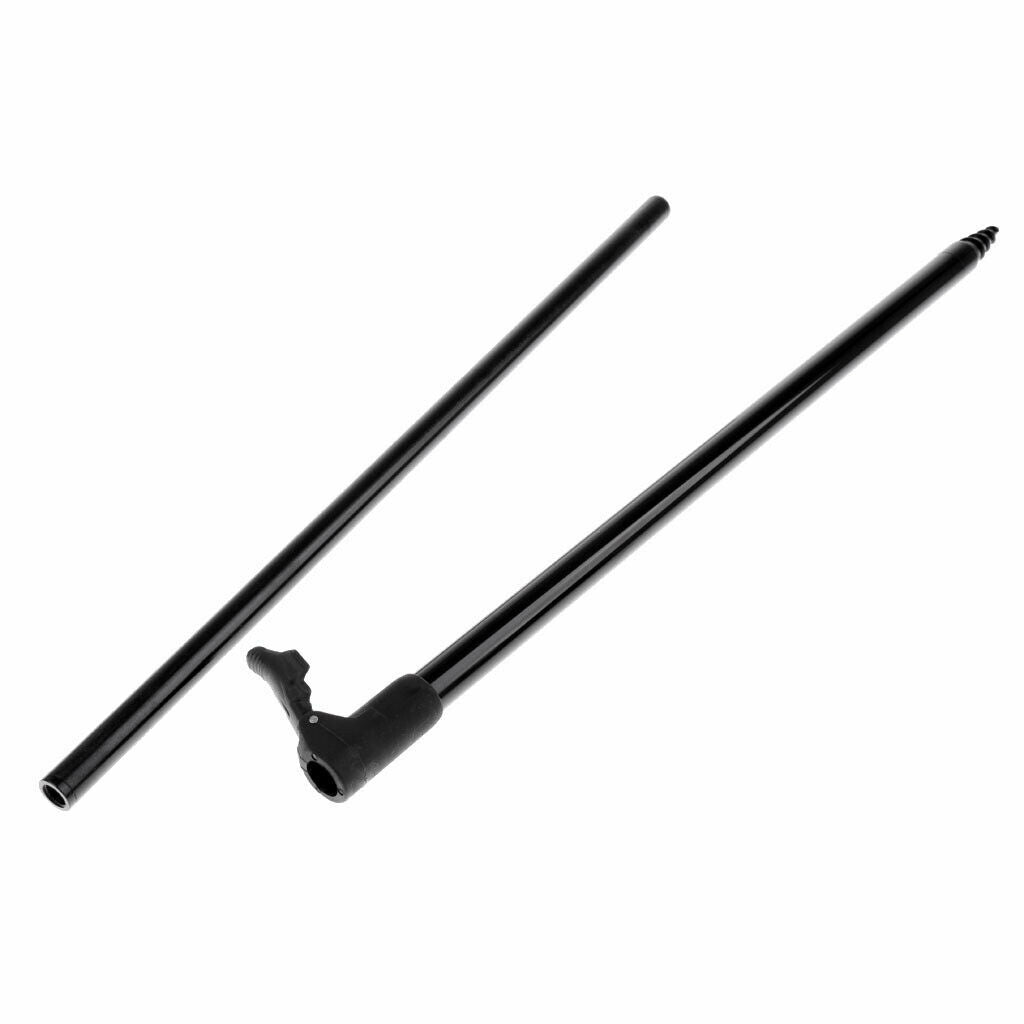 2pcs Fishing Bankstick Rod Pole Ground Holder Rod Support fit Bite Alarm