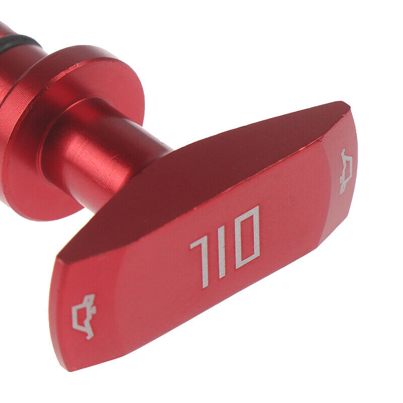 RED 1999-2011 Billet Oil Dipstick Handle Dip Stick for Mustang GT V8 GT500.ABDA