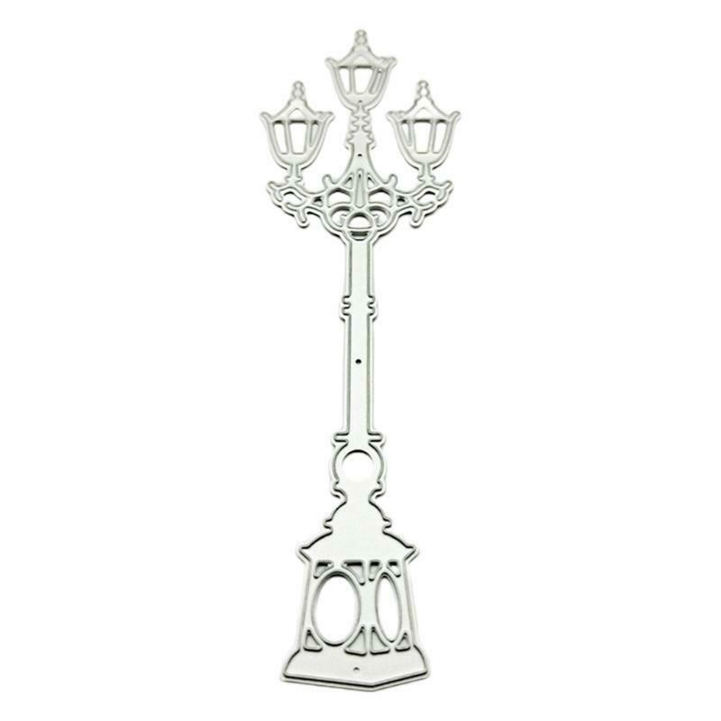 Street Lamp Metal Cutting Dies Stencil DIY Scrapbook Album Paper Card Template