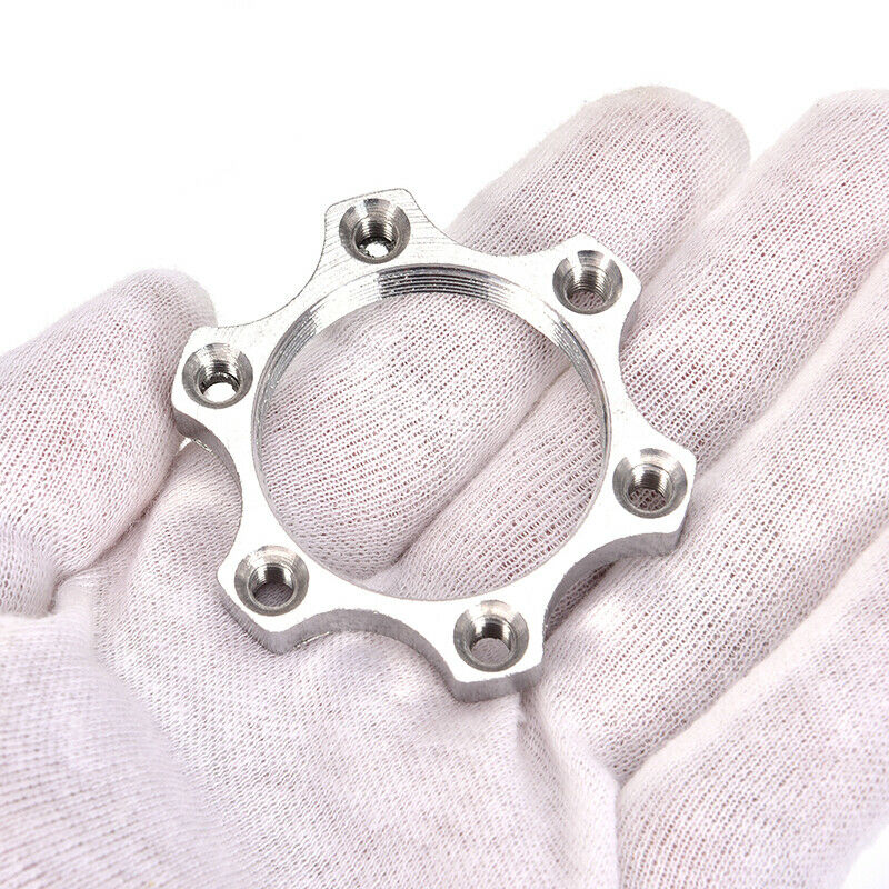 2*Bike Bicycle Freewheel Threaded Hubs Disk Disc Brake Rotor 6Bolt Flange.l8