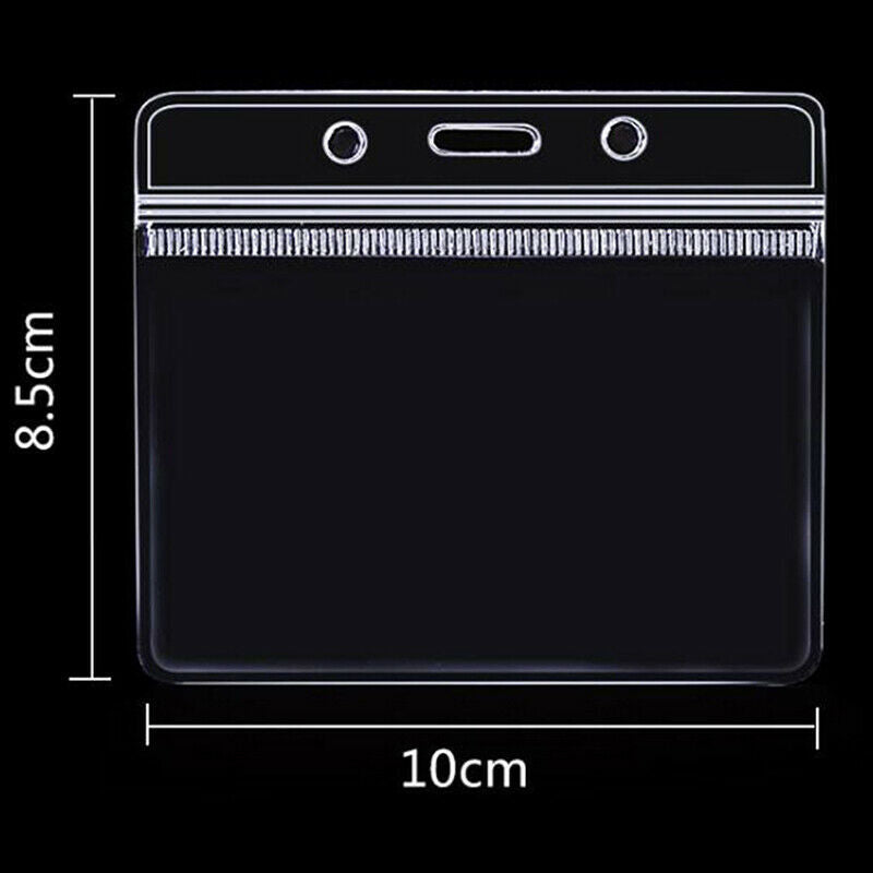 10Pcs Waterproof Clear Plastic Vaccination Card Protector  Sleeve Cards Cove Qx