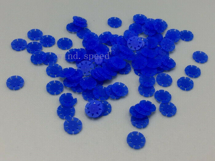 1000pc*Dental Endodontic Rotary Files count Safety Memo Disc Diagnostic SMD Blue