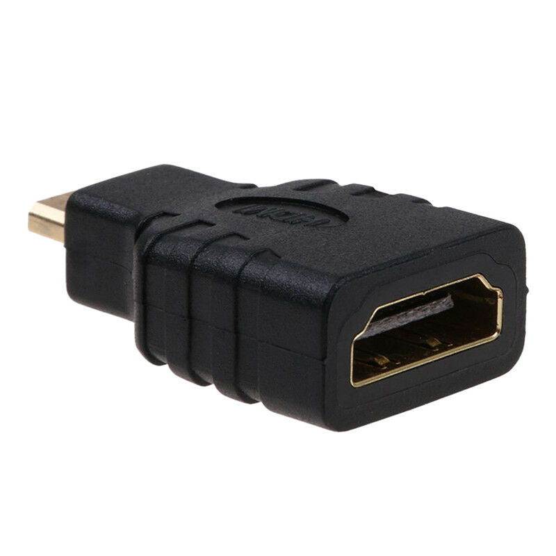 Micro HDMI Type D Male to HDMI Type A Female Converter Adapter For HDTV .l8