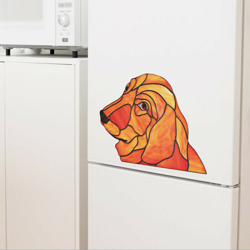 Funny Dog Wall Stickers Household Wall Windows Glass Decoration Animal St.l8