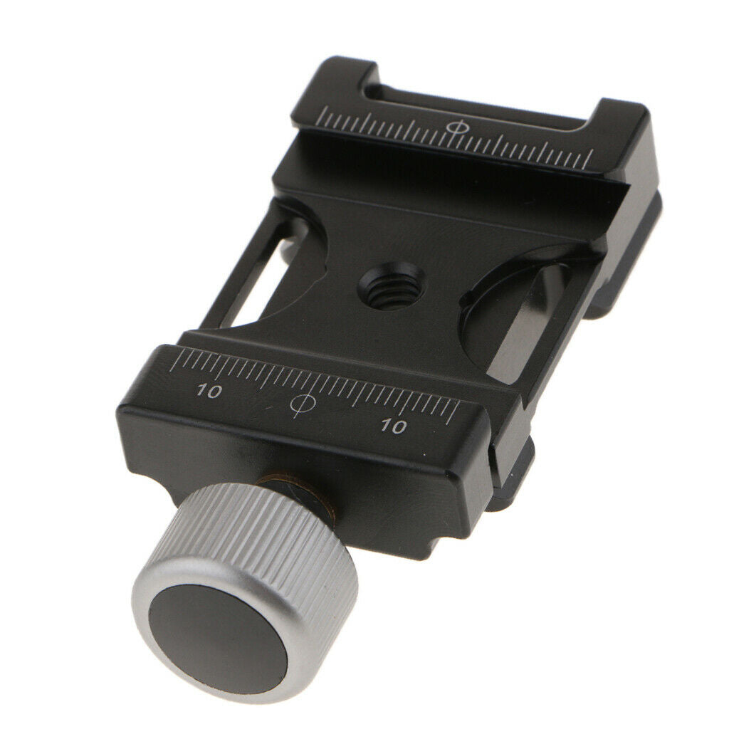 Alloy DC-38Q Screw Knob Clamp Arca Swiss for Tripod Ballhead& 3 Strap Bosses