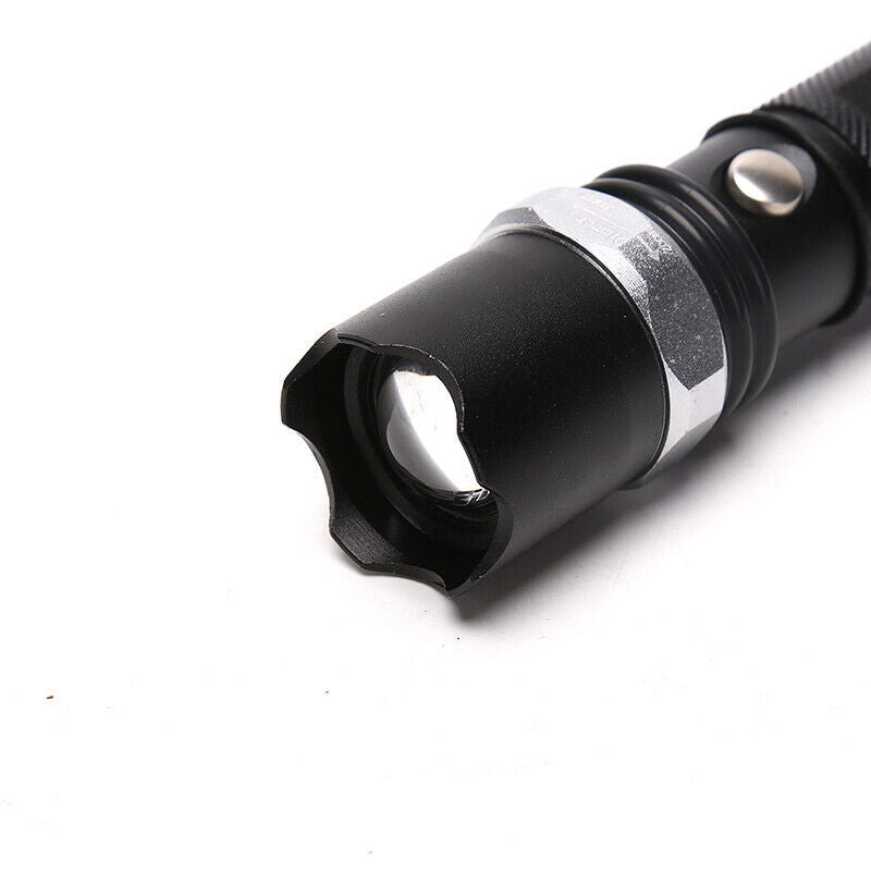 Portable Aluminum Super LED Flashlight Rotating Adjustment For Camping EmergBDA