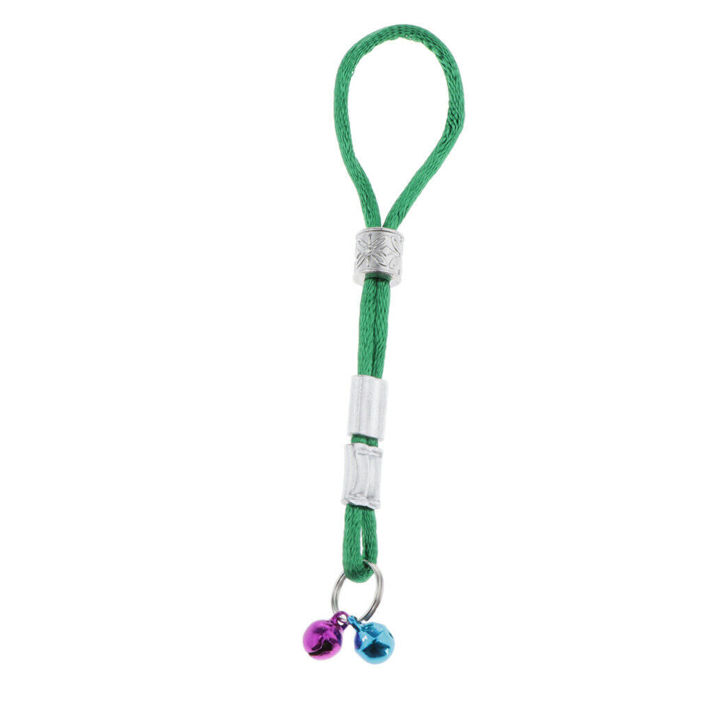 Adjustable Parrot Harness Lead Leash Anti Bite Rope Parrot Toys w/ Bells