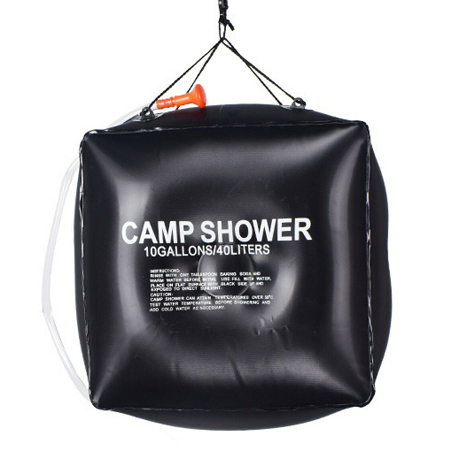 40L Portable Shower Heating Bag Solar Water Heater Outdoor Camping Shower