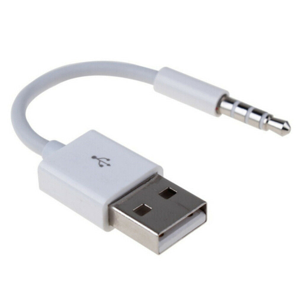 15cm 3.5mm AUX To USB 2.0 Charger Data Sync Audio Adapter Cable For MP3 Co.l8