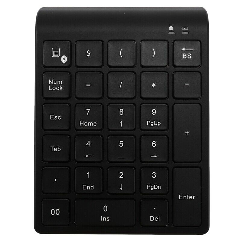 27 Keys Bluetooth Wireless Numeric Keypad Mini Numpad With More Function Keys Q8