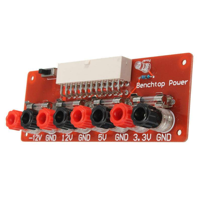 24 Broches ATX Benchtop Board Ordinateur PC Puissance Supply Breakout Adaptateur