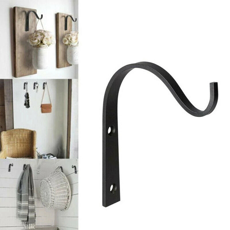1Pcs with 2 screw J-hook Wall Hanger Screw Hooks For Bathroom Room Cloth .l8