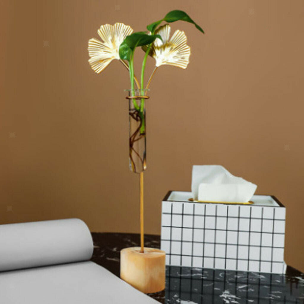 Flower Vase Test Tubes Vase Hydroponic Flower Indoor Home Tabletop Decor