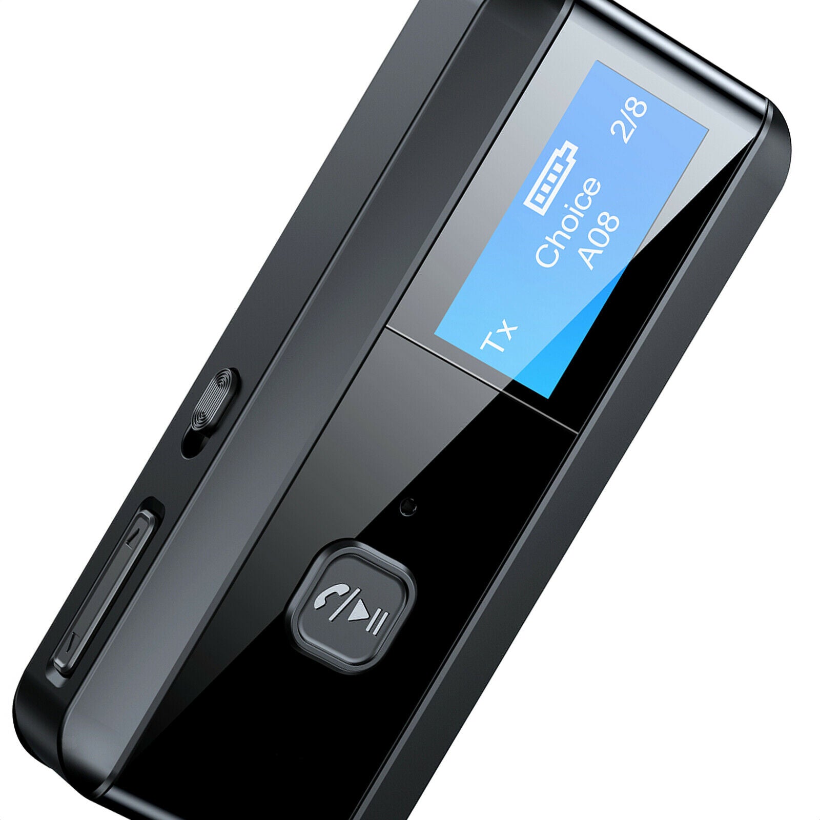 2-in-1 Bluetooth 5.0 Adapter Transmitter & Receiver with Mic for Headphones