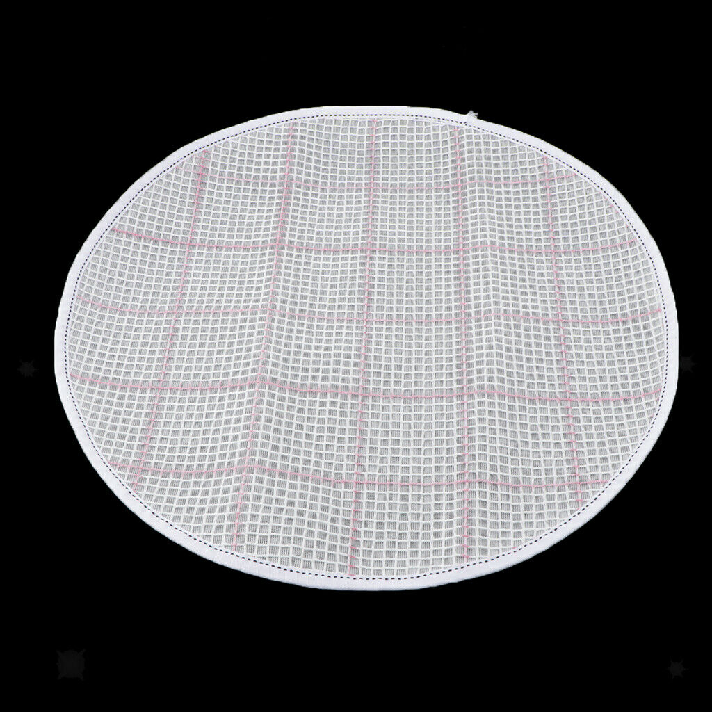 Round Latch Hook Rug Canvas Cushion Tapestry Making DIY Crafts 38cm/15in