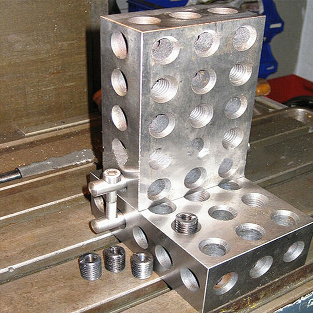 Ultra Precision 1-2-3 123 Blocks 23 Holes 0.0001" Milling Machinist 123 Jig