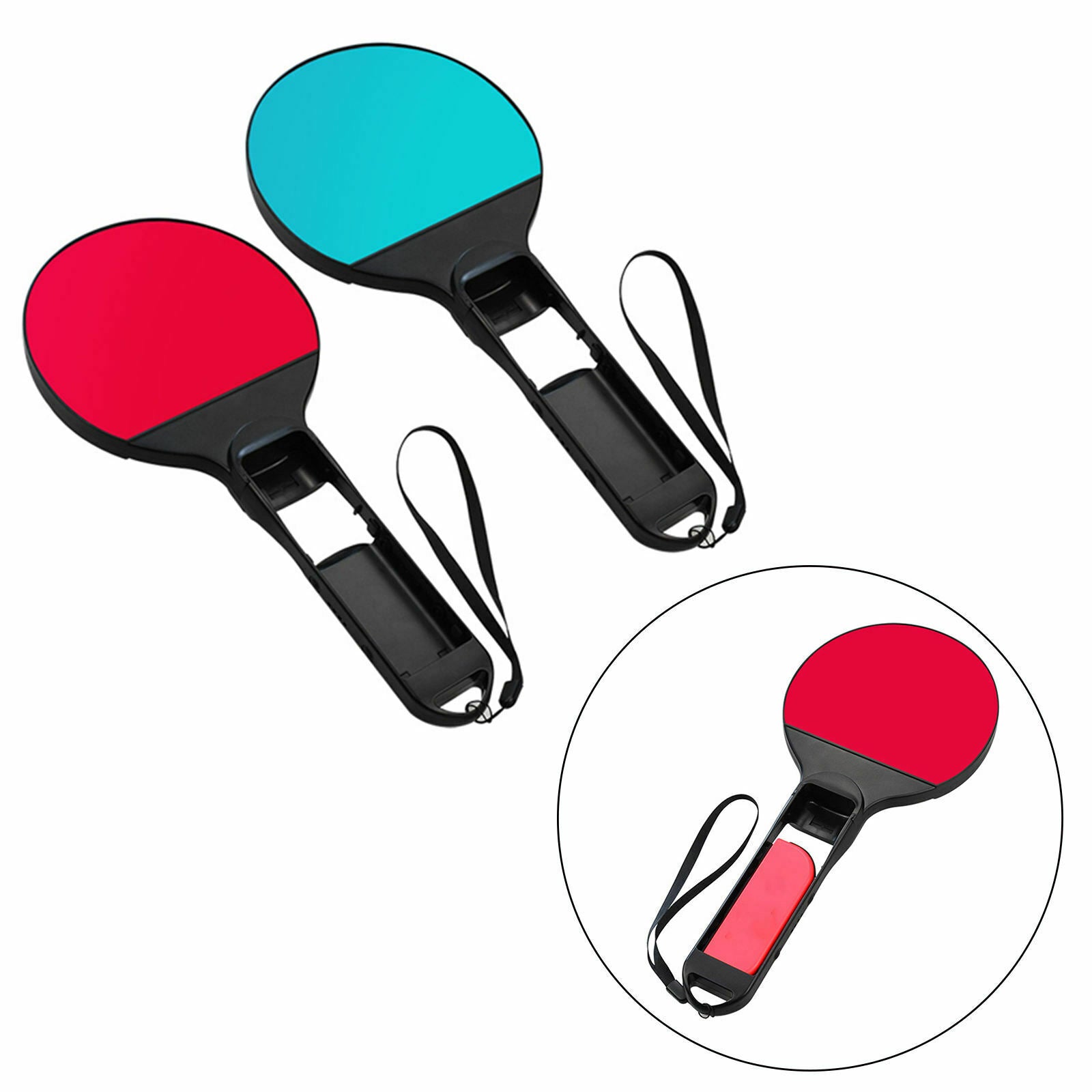Table Tennis Racket Comfortable Grip Easy to Install for  Switch