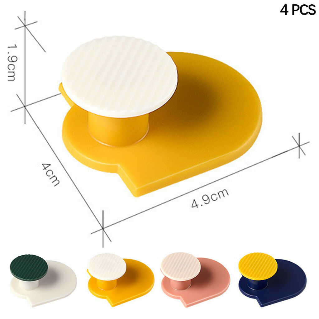 Wall Hooks 8.82lb Reusable Seamless Hooks, Heavy Duty Self Adhesive Hook Hat