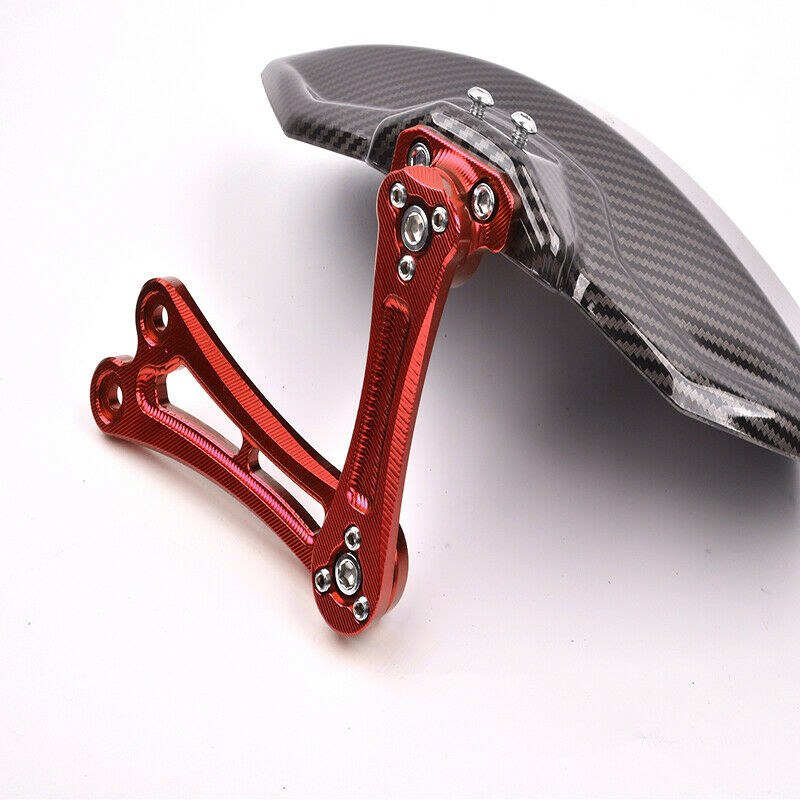 Motorcycle Rear Wheel Cover Fender Splash Guard Mudguard +Bracket Aluminum Alloy