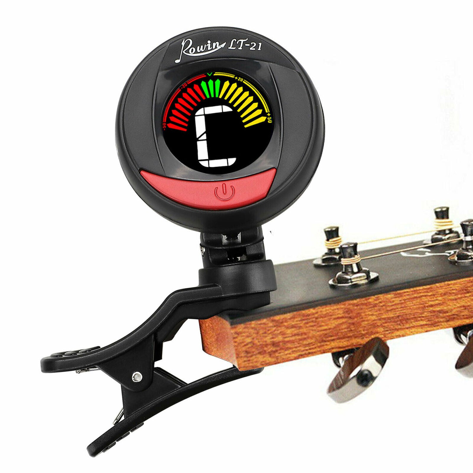 Chromatic LCD Clip-on Acoustic Electric Guitar Bass Ukulele Banjo Violin Tuner