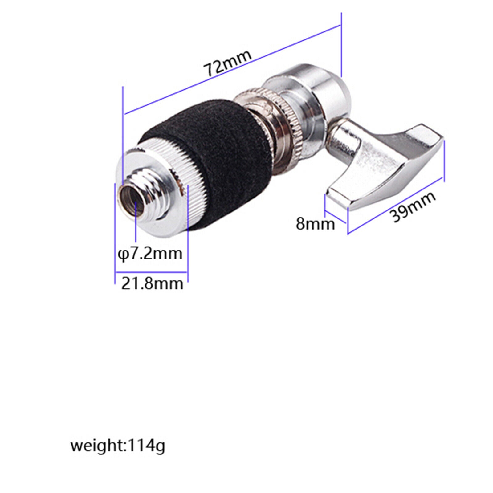 Hi Hat Clutch, High Hat Drum Clutch for Hi-Hat Cymbal Metal Hi-Hat Clutch Stand